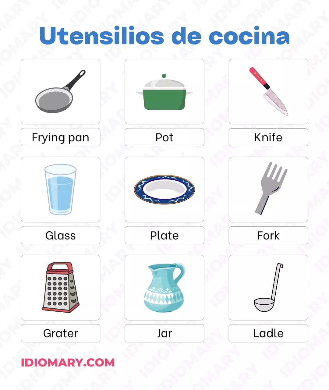 Utensilios de cocina